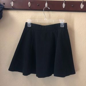 Black Flared Skirt